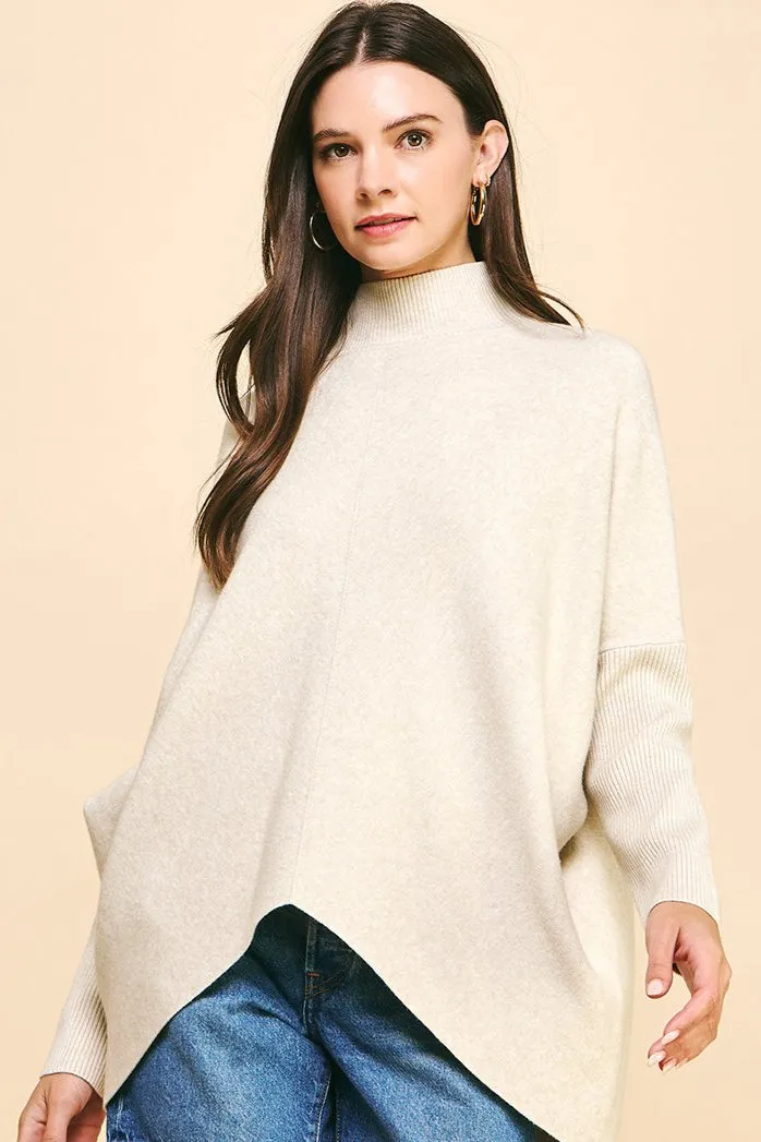 Divine Comfort Sweater in Oatmeal