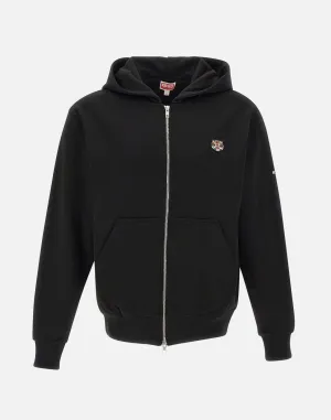 Lucky Tiger Black Cotton Sweatshirt