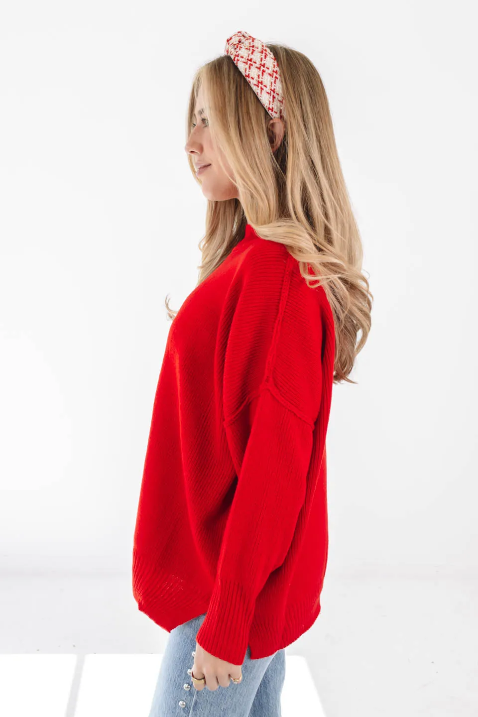 So Obsessed Sweater - Red